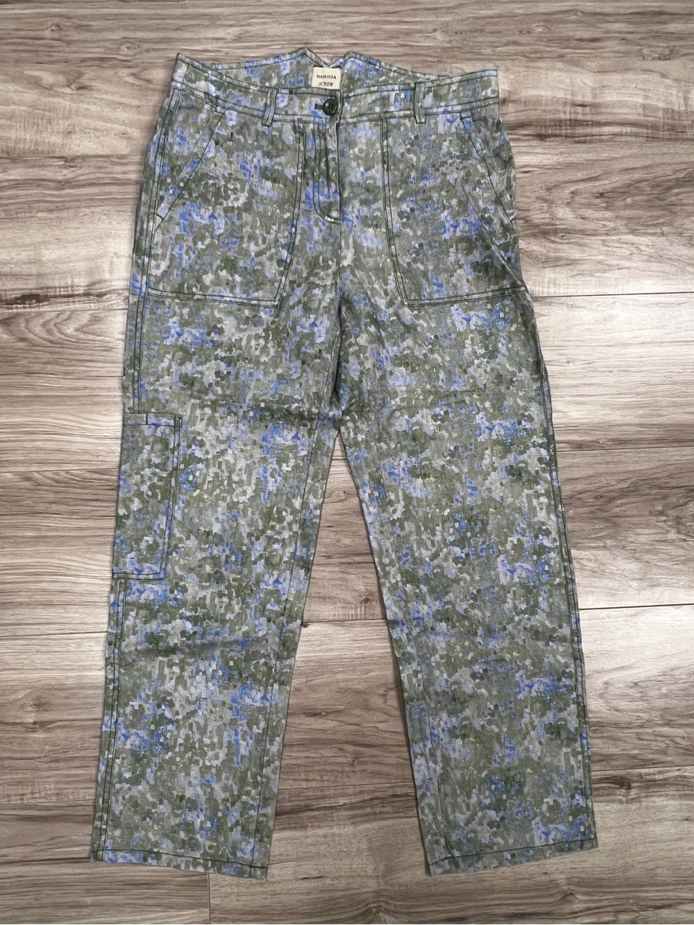 Cassi Namoda X J.Crew limited-edition Painter's Pant in Linen Canvas Size 6